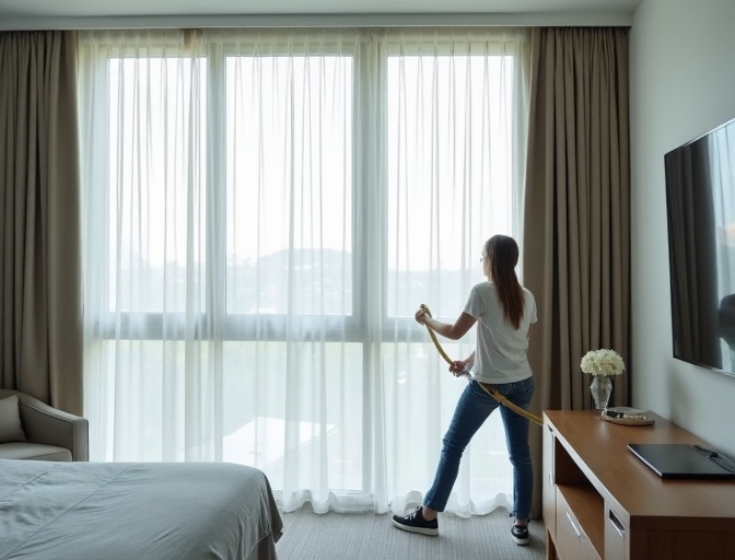 Jamboree Heights Sheer Curtain Cleaning